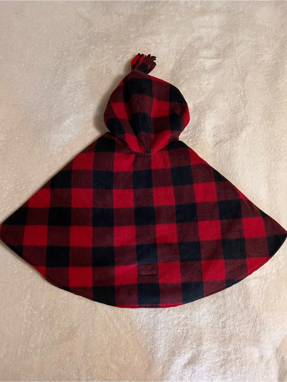 Handmade Fleece/Minky Baby Poncho